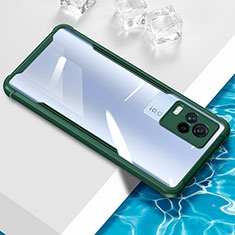 Custodia Silicone Trasparente Ultra Sottile Cover Morbida BH1 per Vivo iQOO 7 Legend 5G Verde