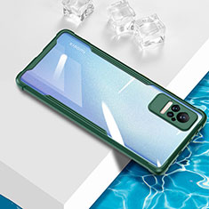 Custodia Silicone Trasparente Ultra Sottile Cover Morbida BH1 per Xiaomi Civi 5G Verde