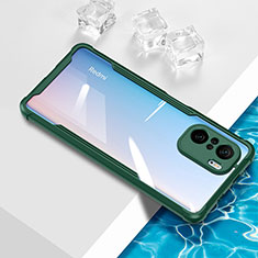 Custodia Silicone Trasparente Ultra Sottile Cover Morbida BH1 per Xiaomi Mi 11X 5G Verde