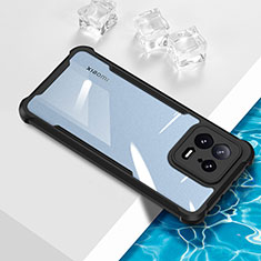 Custodia Silicone Trasparente Ultra Sottile Cover Morbida BH1 per Xiaomi Mi 13 Pro 5G Nero