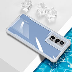 Custodia Silicone Trasparente Ultra Sottile Cover Morbida BH1 per Xiaomi Poco F5 Pro 5G Bianco