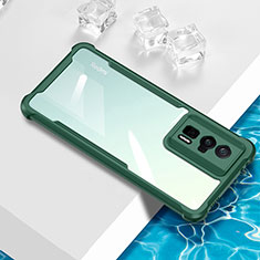 Custodia Silicone Trasparente Ultra Sottile Cover Morbida BH1 per Xiaomi Poco F5 Pro 5G Verde
