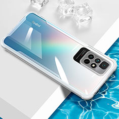 Custodia Silicone Trasparente Ultra Sottile Cover Morbida BH1 per Xiaomi Redmi 10 4G Bianco