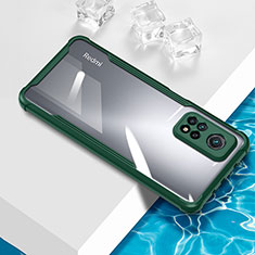 Custodia Silicone Trasparente Ultra Sottile Cover Morbida BH1 per Xiaomi Redmi Note 11 4G (2022) Verde