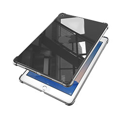 Custodia Silicone Trasparente Ultra Sottile Cover Morbida H01 per Apple iPad Air 2 Nero