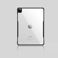Custodia Silicone Trasparente Ultra Sottile Cover Morbida H01 per Apple iPad Pro 11 (2020) Nero