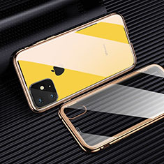 Custodia Silicone Trasparente Ultra Sottile Cover Morbida H01 per Apple iPhone 11 Giallo