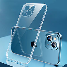 Custodia Silicone Trasparente Ultra Sottile Cover Morbida H01 per Apple iPhone 13 Mini Chiaro