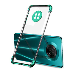 Custodia Silicone Trasparente Ultra Sottile Cover Morbida H01 per Huawei Enjoy 20 Plus 5G Verde