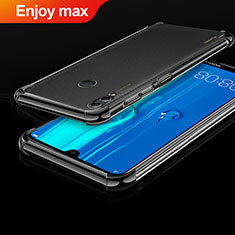Custodia Silicone Trasparente Ultra Sottile Cover Morbida H01 per Huawei Enjoy Max Nero