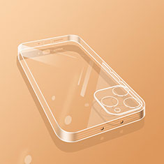 Custodia Silicone Trasparente Ultra Sottile Cover Morbida H01 per Huawei Honor 60 SE 5G Chiaro