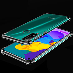 Custodia Silicone Trasparente Ultra Sottile Cover Morbida H01 per Huawei Honor Play4T Nero