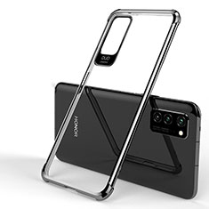 Custodia Silicone Trasparente Ultra Sottile Cover Morbida H01 per Huawei Honor V30 5G Nero
