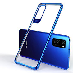 Custodia Silicone Trasparente Ultra Sottile Cover Morbida H01 per Huawei Honor V30 Pro 5G Blu