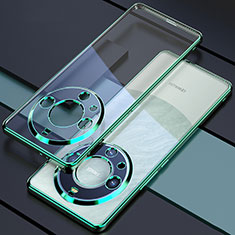 Custodia Silicone Trasparente Ultra Sottile Cover Morbida H01 per Huawei Mate 60 Pro+ Plus Verde