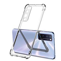 Custodia Silicone Trasparente Ultra Sottile Cover Morbida H01 per Huawei Nova 7 Pro 5G Chiaro