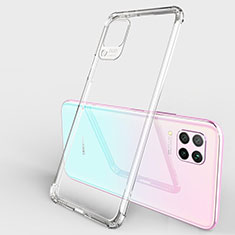Custodia Silicone Trasparente Ultra Sottile Cover Morbida H01 per Huawei Nova 7i Chiaro