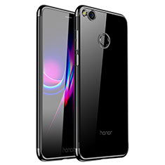 Custodia Silicone Trasparente Ultra Sottile Cover Morbida H01 per Huawei P9 Lite (2017) Nero