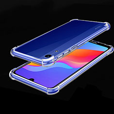 Custodia Silicone Trasparente Ultra Sottile Cover Morbida H01 per Huawei Y6 Pro (2019) Chiaro