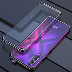 Custodia Silicone Trasparente Ultra Sottile Cover Morbida H01 per Huawei Y9s Nero
