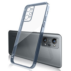 Custodia Silicone Trasparente Ultra Sottile Cover Morbida H01 per Realme GT Neo 3T 5G Blu