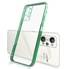 Custodia Silicone Trasparente Ultra Sottile Cover Morbida H01 per Realme GT Neo 3T 5G Verde