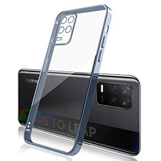Custodia Silicone Trasparente Ultra Sottile Cover Morbida H01 per Realme Narzo 30 5G Blu