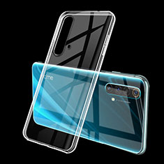 Custodia Silicone Trasparente Ultra Sottile Cover Morbida H01 per Realme X50t 5G Chiaro