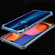 Custodia Silicone Trasparente Ultra Sottile Cover Morbida H01 per Samsung Galaxy A20s Chiaro