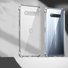 Custodia Silicone Trasparente Ultra Sottile Cover Morbida H01 per Xiaomi Black Shark 4 5G Chiaro