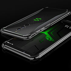Custodia Silicone Trasparente Ultra Sottile Cover Morbida H01 per Xiaomi Black Shark Helo Nero