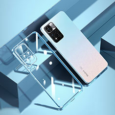 Custodia Silicone Trasparente Ultra Sottile Cover Morbida H01 per Xiaomi Mi 11i 5G (2022) Blu