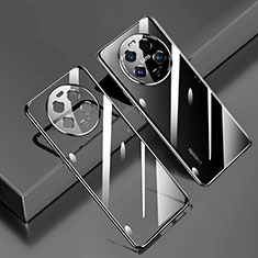 Custodia Silicone Trasparente Ultra Sottile Cover Morbida H01 per Xiaomi Mi 13 Ultra 5G Nero