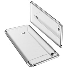 Custodia Silicone Trasparente Ultra Sottile Cover Morbida H01 per Xiaomi Mi 5S 4G Argento