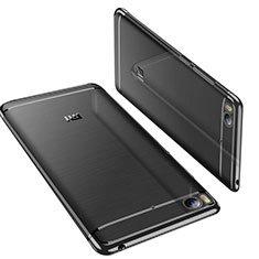 Custodia Silicone Trasparente Ultra Sottile Cover Morbida H01 per Xiaomi Mi 5S 4G Nero