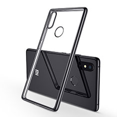 Custodia Silicone Trasparente Ultra Sottile Cover Morbida H01 per Xiaomi Mi 8 SE Nero
