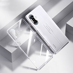 Custodia Silicone Trasparente Ultra Sottile Cover Morbida H01 per Xiaomi Poco F3 GT 5G Chiaro
