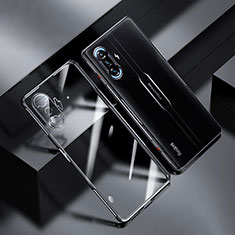 Custodia Silicone Trasparente Ultra Sottile Cover Morbida H01 per Xiaomi Poco F3 GT 5G Nero