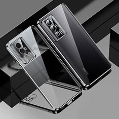 Custodia Silicone Trasparente Ultra Sottile Cover Morbida H01 per Xiaomi Poco F5 Pro 5G Nero