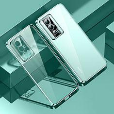 Custodia Silicone Trasparente Ultra Sottile Cover Morbida H01 per Xiaomi Poco F5 Pro 5G Verde