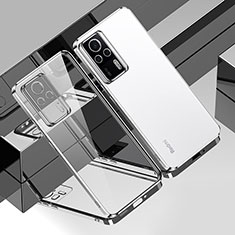 Custodia Silicone Trasparente Ultra Sottile Cover Morbida H01 per Xiaomi Redmi K60E 5G Argento