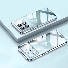 Custodia Silicone Trasparente Ultra Sottile Cover Morbida H01 per Xiaomi Redmi K70 5G Blu