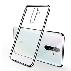 Custodia Silicone Trasparente Ultra Sottile Cover Morbida H01 per Xiaomi Redmi Note 8 Pro Argento