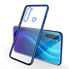 Custodia Silicone Trasparente Ultra Sottile Cover Morbida H01 per Xiaomi Redmi Note 8 Pro Blu