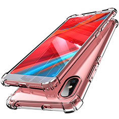 Custodia Silicone Trasparente Ultra Sottile Cover Morbida H01 per Xiaomi Redmi Y2 Chiaro