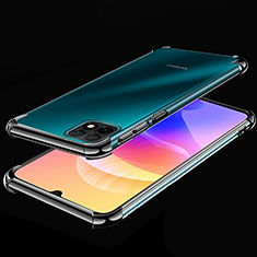 Custodia Silicone Trasparente Ultra Sottile Cover Morbida H02 per Huawei Enjoy 20 5G Nero