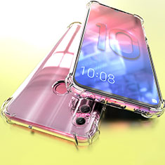 Custodia Silicone Trasparente Ultra Sottile Cover Morbida H02 per Huawei Honor 10 Lite Chiaro