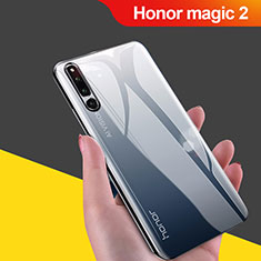 Custodia Silicone Trasparente Ultra Sottile Cover Morbida H02 per Huawei Honor Magic 2 Nero