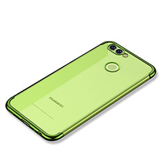 Custodia Silicone Trasparente Ultra Sottile Cover Morbida H02 per Huawei Nova 2 Plus Verde