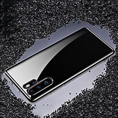 Custodia Silicone Trasparente Ultra Sottile Cover Morbida H02 per Huawei P30 Pro New Edition Nero